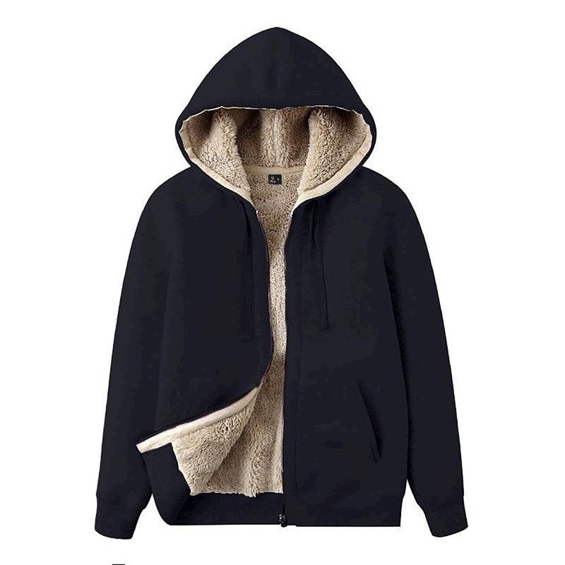 Áo khoác Hoodie nam nữ phong cách thời trang thể thao, Áo khoác nỉ lót lông cừu dày dặn ấm áp AKN01
