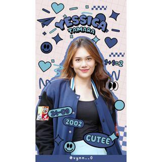 ROLL BANNER JKT48 UKURAN 30X80 CM | POSTER GANTUNGAN DINGDING MEMBER JKT48 | SCROLL BANNER MURAH CUSTOM KARAKTER FOTO 3