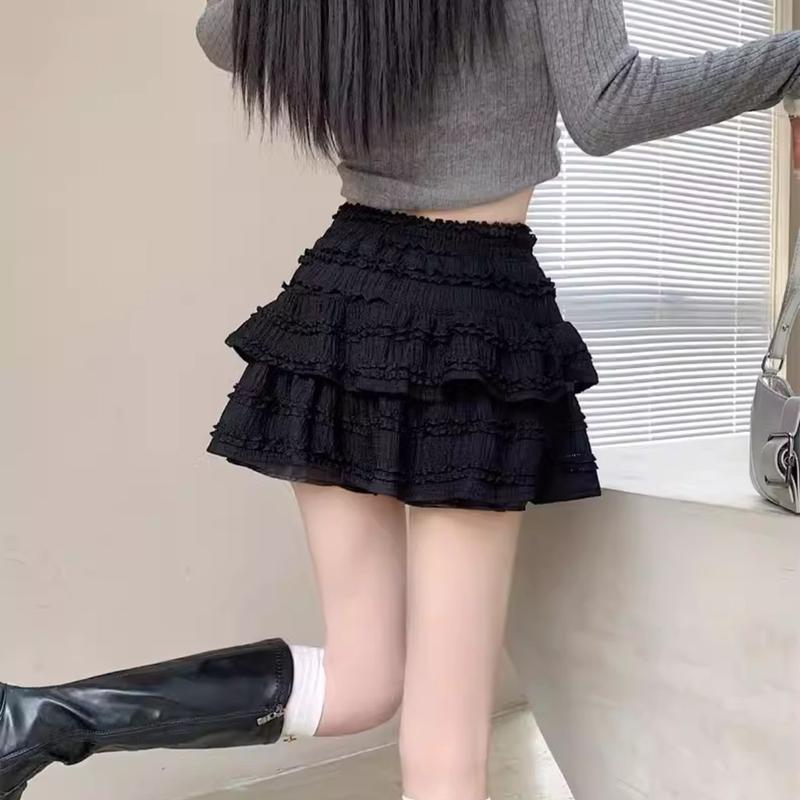 Chân váy xoè 2 tầng/ Có Lớp quần trong chị em phái đẹp an tâm khi mặt 3