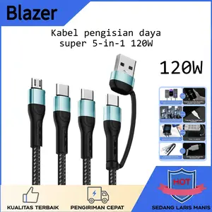 Blazer Type C to Lightning Data Cable Super fast charging 120W 5-IN-1 LCD Universal Original