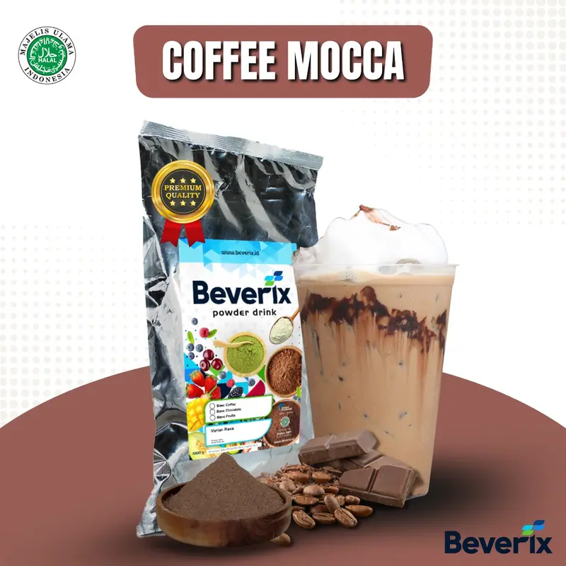 500 GR BEVERIX Bubuk Kopi Premium Aneka Rasa - Serbuk Minuman Usaha Kopi Kekinian 5