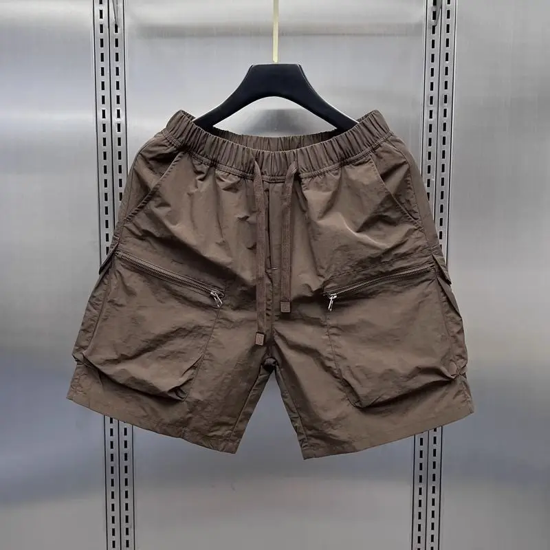 Quần Short Túi Hộp, Phong Cách Cổ Điển Nhật Bản, Nhiều Túi, Dành Cho Nam Giới, Hợp Xu hướng, Mỏng Và Rộng Rãi, Thẳng Và Thường Ngày, Thích Hợp Cho Mùa Hè, Quần Soóc Ngoài Trời, 2023