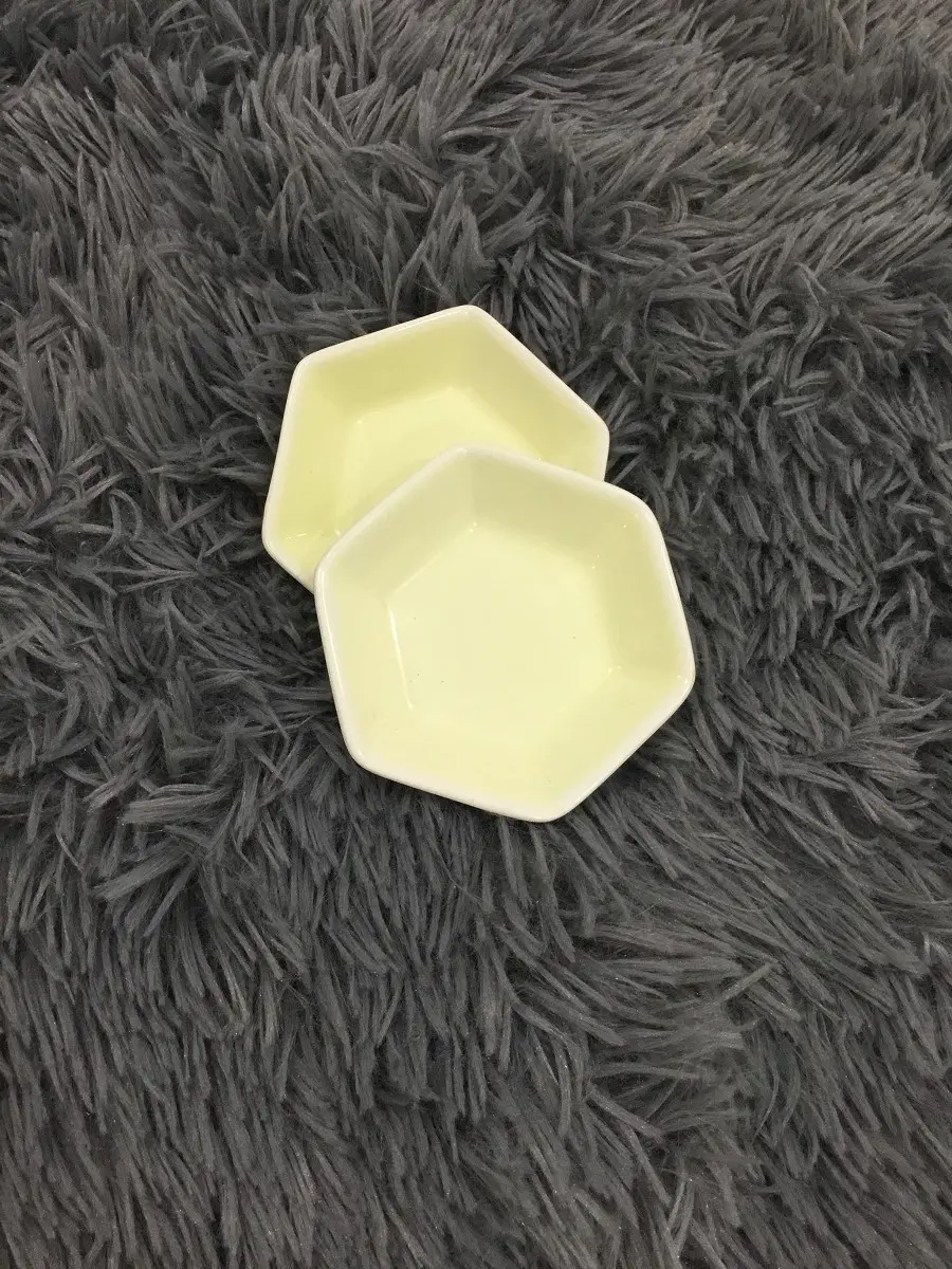 CHÉN CHẤM LỤC GIÁC 7.5X2.5 CM - GỐM SỨ CƯỜNG PHÁT = HÀNG VIỆT NAM CHẤT LƯỢNG CAO