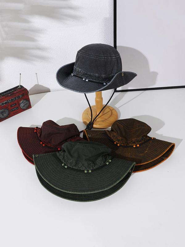 Outdoor Mountaineering Recreational Fisherman Hat, Casual Outdoor Sun Protection Cap, Fashion Accessories for Men & Women 0