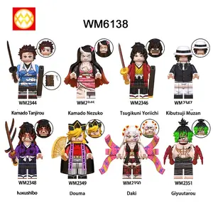 mainan anak kimetsu noyaiba wm6138 tanjirou nezuko yoriichi muzan kokushibo douma daki giyuutarou giyuu shinobu kochou inosuke zenitsu akaza kyoujurou mitsuri kanao sanemi genya obanai gyoumei muichirou tengen