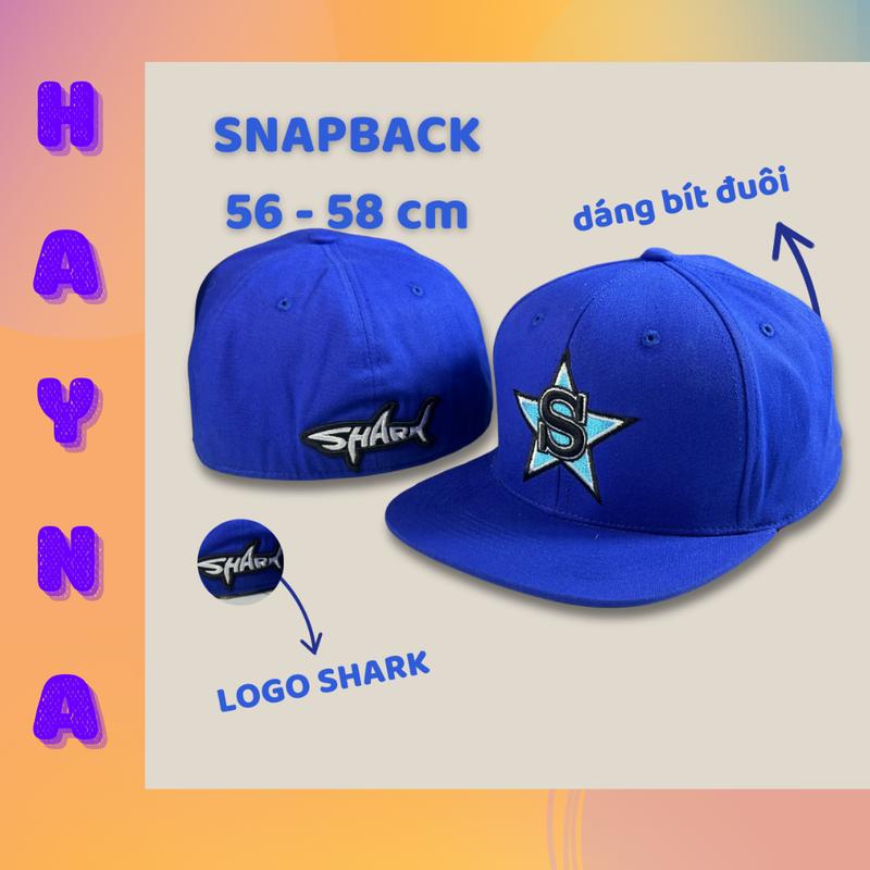Hayna mũ bít đuôi đội ngược thêu chữ S thời trang nam nữ phong cách thể thao, mũ snapback bít đuôi, nón snapback bít đuôi M300 Cap Women Hat