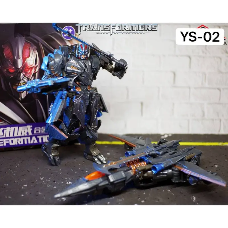NEW TRANSFORMER BMB DEFORMATION MEGATRON AIRCRAFT ORIGINAL - YS 02 Mainan Transformers 0