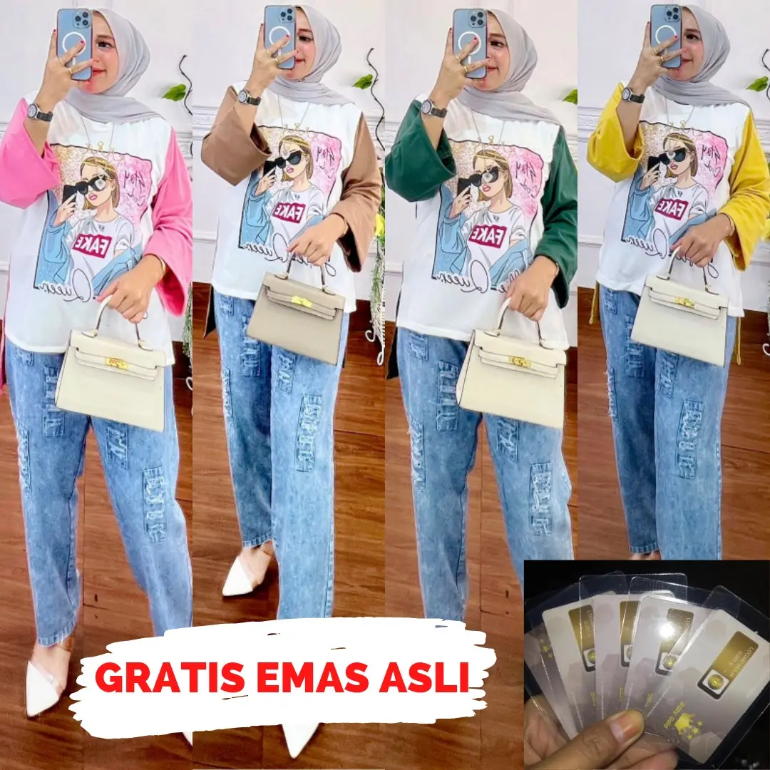 Setelan One set Wanita Jumbo Kekinian Terbaru Ld 110 Putih
