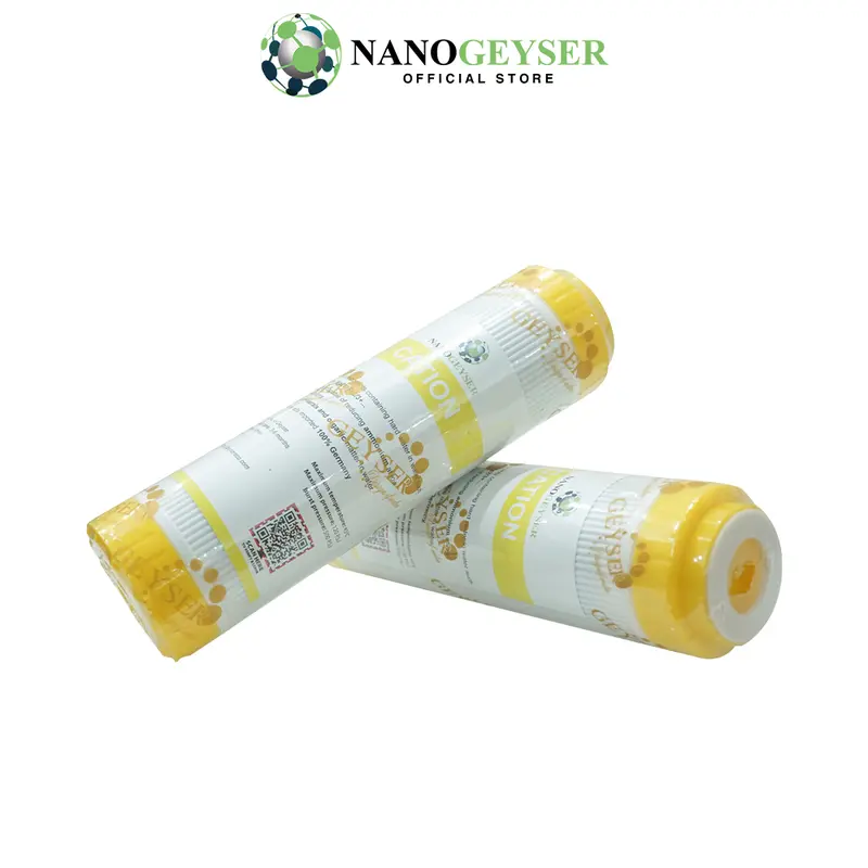 Bộ 3 lõi lọc nước 123 dùng cho các dòng máy NANO, Lõi PP.2IN1.GAC, Cation, Aragon Nano Geyser 5