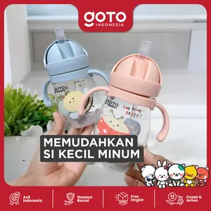 Goto [COD] Quiny Botol Minum Bayi Bottle Air Anak Sedotan Training Cup Baby