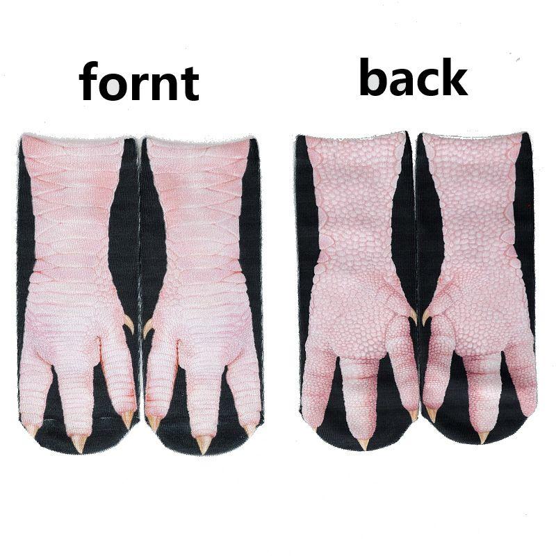 Product Introduction of Firstrich-TikTok Animal Feet Socks Trotter 3D Printing Creative Parent-Child Long Men's and Women's Tiger Children Cat's Paw Dog's Paw Chicken Feet 18