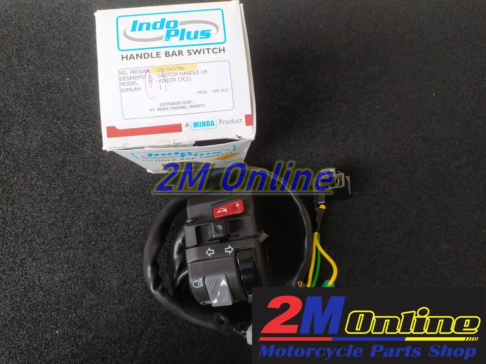 Holder Saklar Kiri Vixion 3C1 Merk Indoplus Minda
