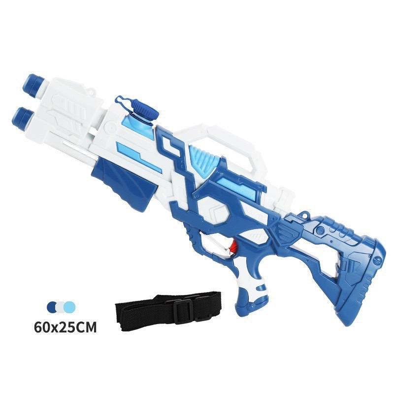 Đồ chơi phun nước áp lực cao cho bé có 2 nòng size to dài 60cm dung tích 600ml - Pin Toy 5