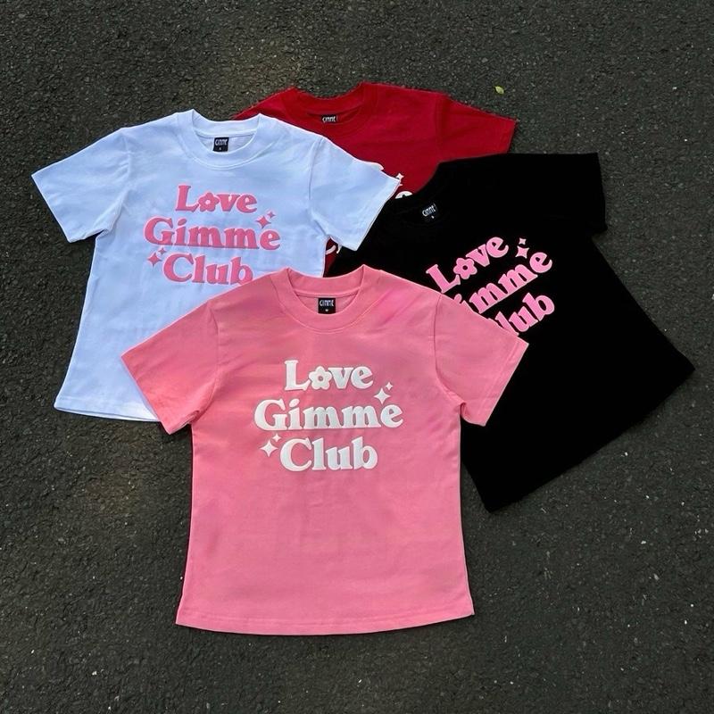   HÀNG MỚI  Áo BabyTee Gimme - Lover Tee - In Nổi - Premium Cotton Sợi Đôi 250gsm - 2 Chiều Cổ Tròn 