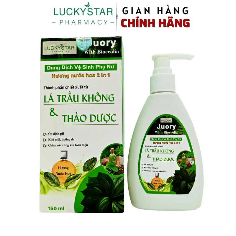 Dung Dịch Vệ Sinh Phụ Nữ Hương Nước Hoa Lucky Star - 150ml Nữ  Women ( Có Che Tên Sản Phẩm ) 2