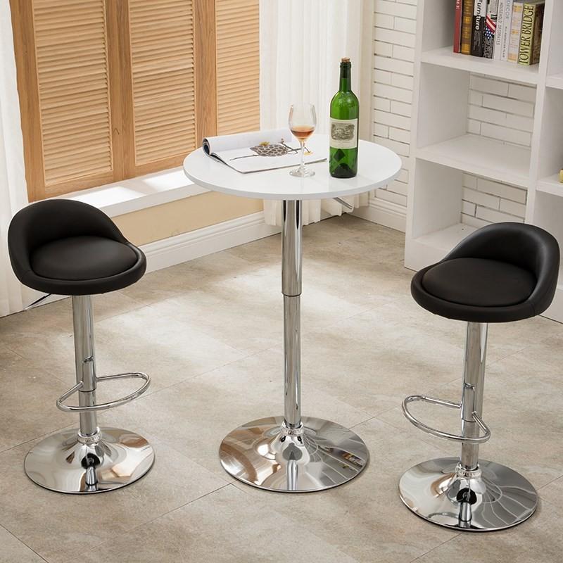Ghế Quầy Bar-07 Ghế quầy bar, quầy thu ngân, phòng trang điểm, makeup Thương Hiệu AZON SHOP đen xám thoải mái ghế tựa ghế  quầy 3