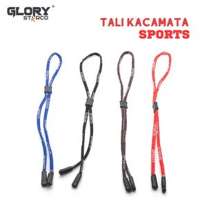 Tali Kacamata untuk Olahraga Non Selip Rantai Kacamata Sport Laki-laki Perempuan Coklat