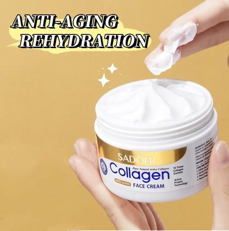 Kem dưỡng trắng da mặt Collagen 100g Dưỡng ẩm da mặt Kem dưỡng ẩm tối ưu Giúp Da Mặt Mịn Màng Se Khít Lỗ Chân Lông Giữ Ẩm Và Tái Tạo Da Mặt Tươi Trẻ Đầy Sức Sống 1