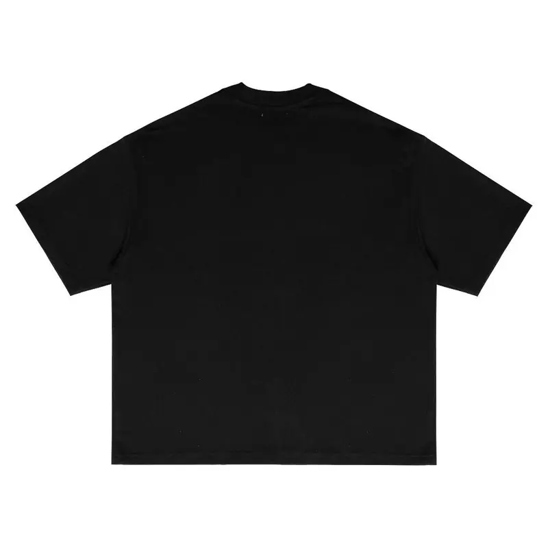 Lessegos Boxy Tshirt True Friends Heavyweight 16s Hitam Crew-neck fashion unisex T-shirt Menswear Top Kaos Pria 3