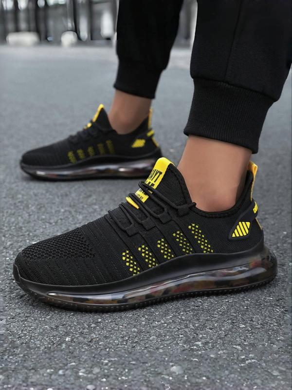 Men's Fashionable Lace Up Low Top Sneakers, Casual Breathable Comfortable Sports Running Shoes, Male All-match Round Toe Shoes for Daily Wear, Closed 8