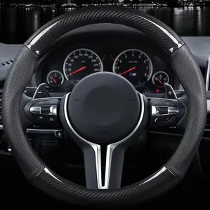 Sarung Cover Stir Mobil Carbon Sport Kulit