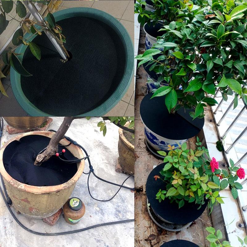 Product Introduction of 5PCS/PACK  Garden Tree Plant Cover Protection Mats Cloth Ecological Control Mulch Barrier Flower Pot 70