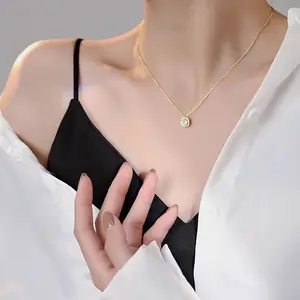 APT-series - Kalung Rantai Liontin Diamond Kalung Cantik Aksesoris Kalung Fashion Wanita