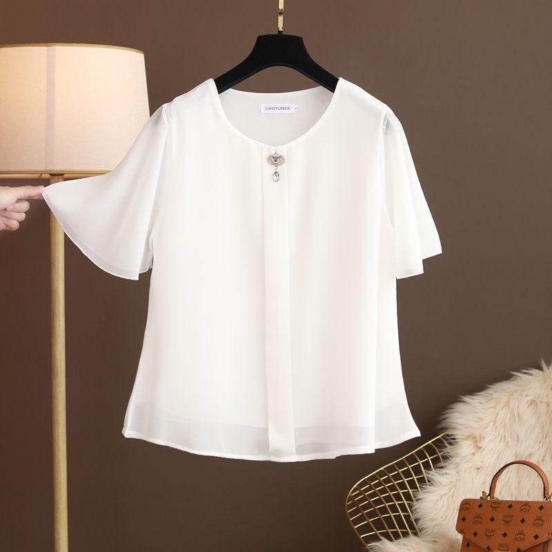 Áo Trung Niên Nữ U30 U40 U50 Cổ Tròn Vạt Đính Cúc Kiểu Dáng Sơ Mi_ Thời Trang Công Sở