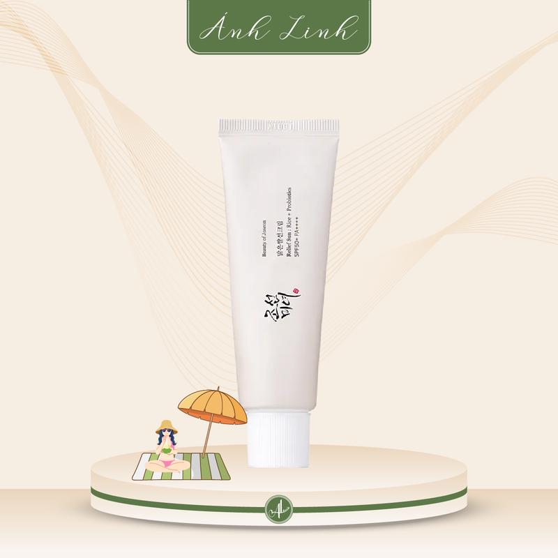 Kem chống nắng hoá học Beauty Of Joseon Relief Sun Rice+ Probiotics Skincare Sunscreen Sun Cream