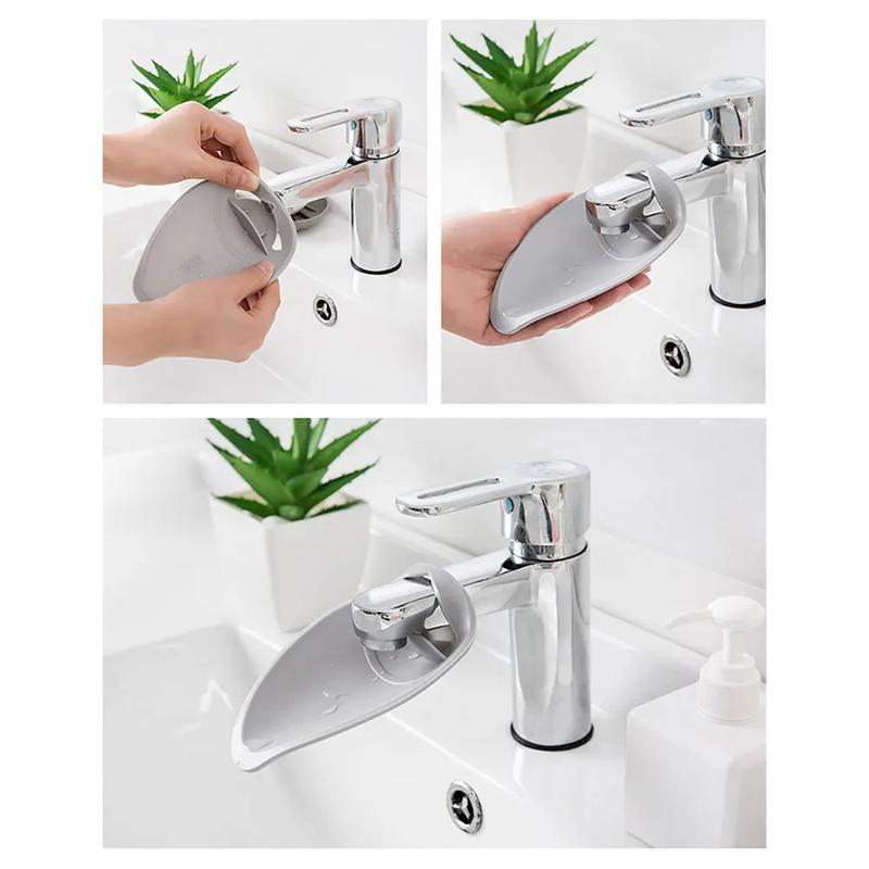 Product Introduction of Silicone World Faucet Extender Water Saving Help Children Hand Washing Equipment Bathroom Kitchen Accessories Sink Faucet Extension 24