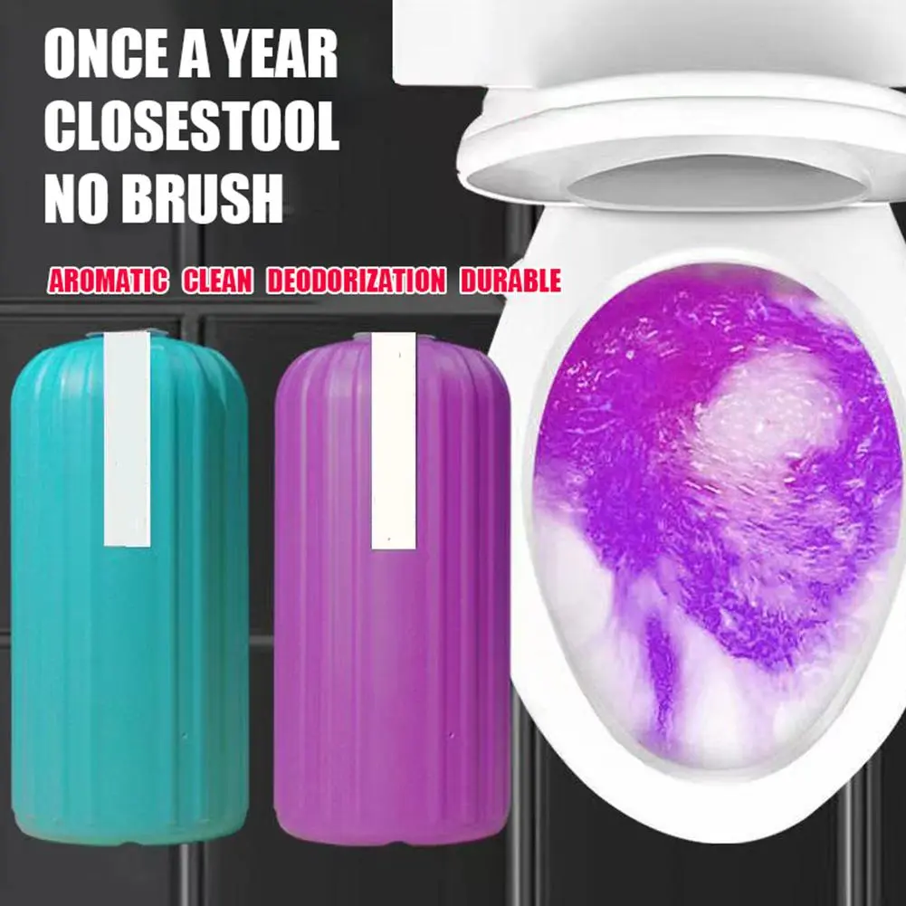 1PCS Toilet Cleaner Magic Gel Deodorant Sterilization And Deodorization Automatic Flush Clean Stain Remover