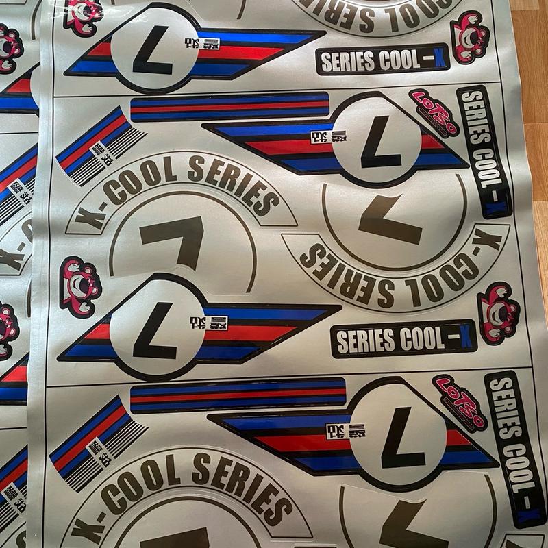 Tem số 7 dán xe điện Xmen tem xịn 3 lớp Nhãn Dán Sticker