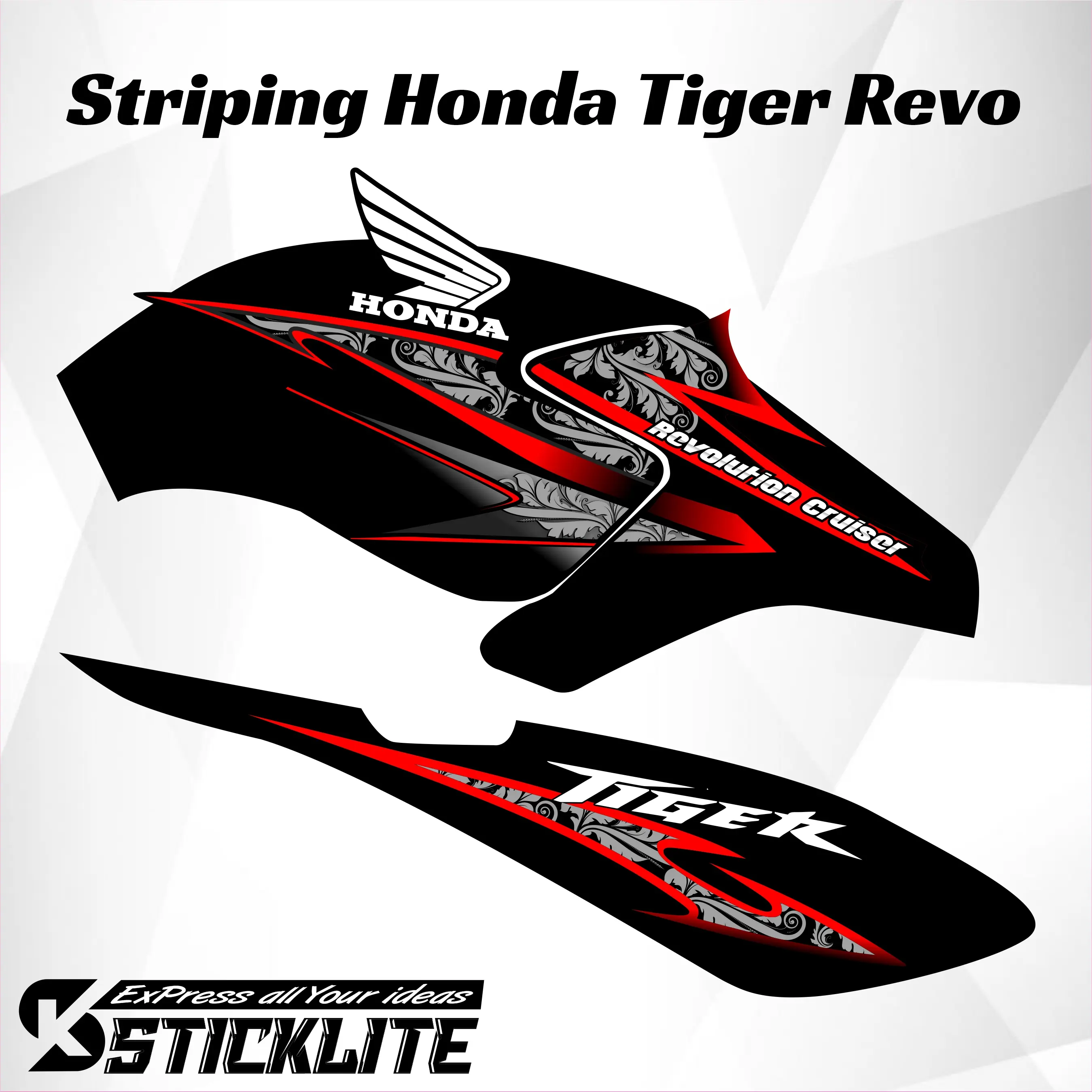stiker striping tiger revo batik 2