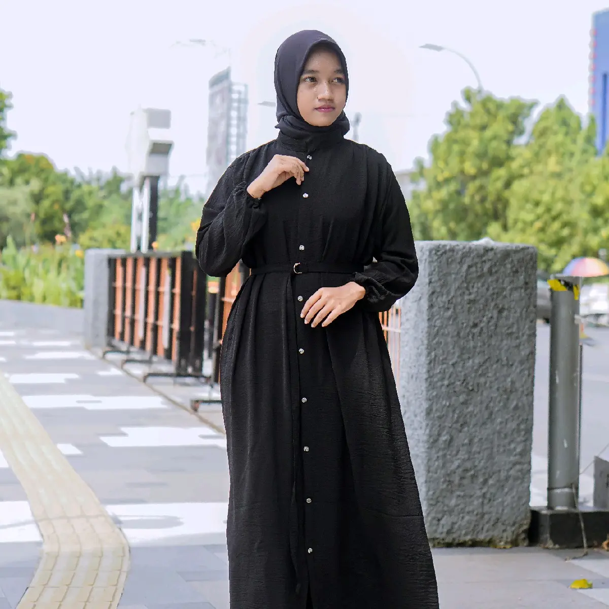 [ SIAP KIRIM ] KAYLA DRESS GAMIS WANITA CRINKLE AIRFLOW