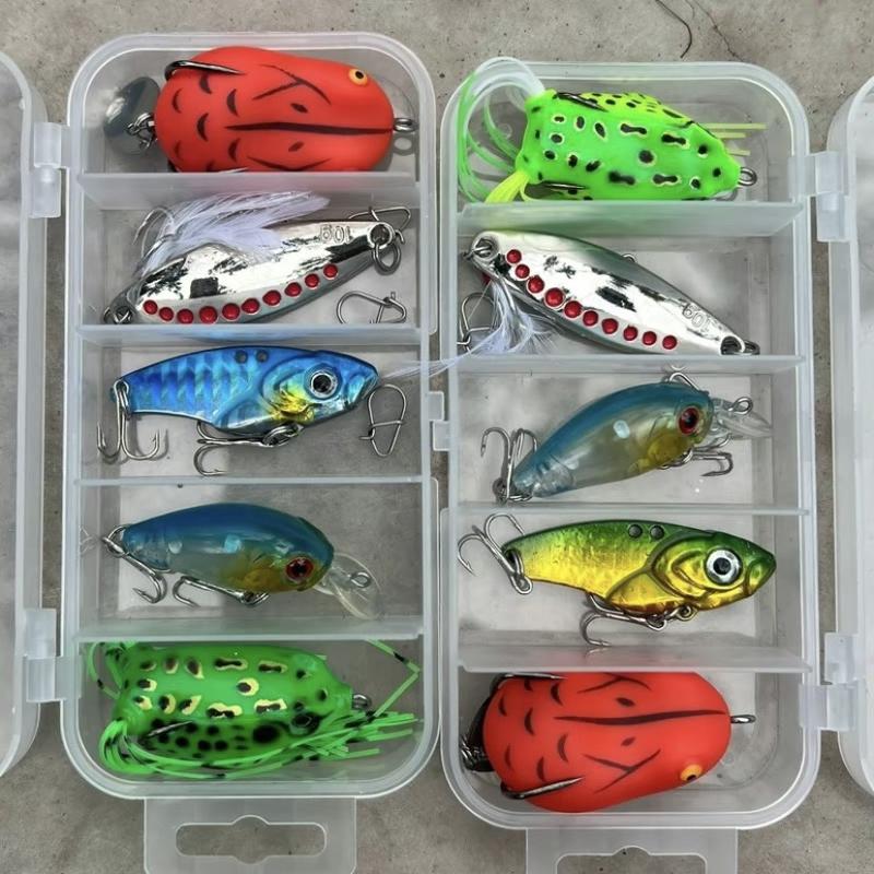  Mồi Câu Cá Combo Hộp Mồi Câu Lure Gồm 5 Con Mồi Kèm Theo Khóa Lure Có Hộp Đựng Mồi Lure Câu Cá Fishing Đi Câu Bắt Cá mồicâu lure 