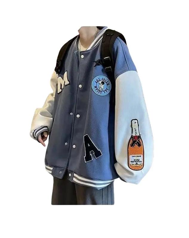 Áo Khoác Bomber  Chất Nỉ Dày Mịn Thích hợp Khoác Nhe. Menswear Nam Jacket Unisex Zipper  & Sweaters Navy Dài Tay  zip boxy hoodie