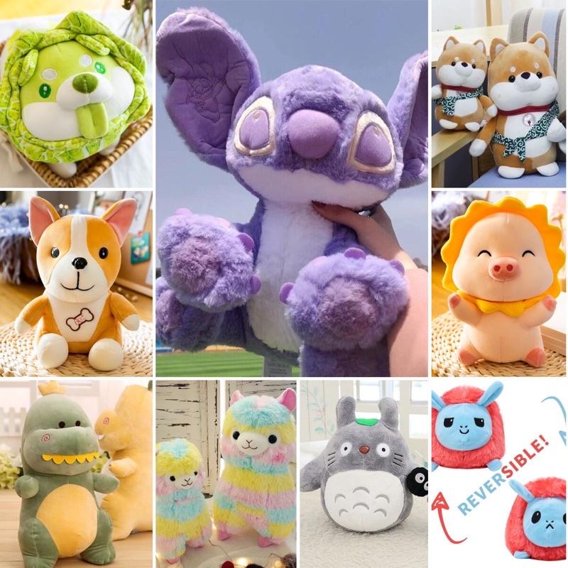  Thú bông Gấu bông Thú Cưng nhí dễ thương Chó Shiba Bắp Cải Corgi Heo Hướng Dương Vịt bối rối và nhiều mẫu dễ thương khác 