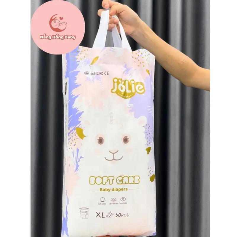 [COMBO 50MIẾNG] Tã/Bỉm quần JOLIE xuất Nhật đủ size M/L/XL/XXL/XXXL cho bé 5-27kg 0