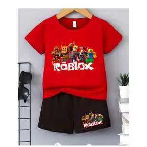 LADY HOUSE- Setelan roblox anak laki-laki dan perempuan untuk usia 2 sampai 10th baju one set unisex karakter Bunda Parsel