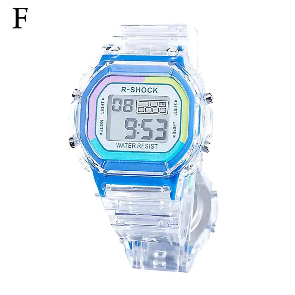 【TERSEDIA & COD】ins Fashion Electronic Sports Watch for Men and Women Students Square Led Watch W1J6