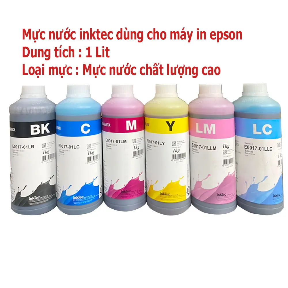 Mực nước dùng cho máy in phun màu epson 1 lit