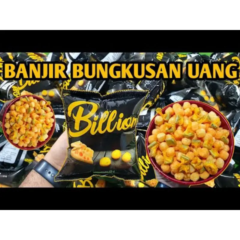 murah Ciki berhadiah uang tunai | Ciki Billion |  Ciki berhadiah | Billion 1 pak isi 10 pcs
