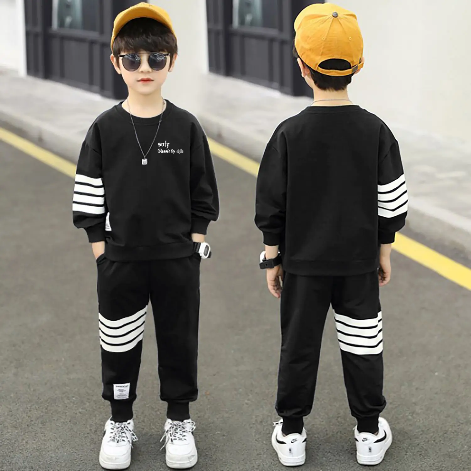 bộ quần áo thu đông bé trai 16-45kg, chất dày dặn, co giãn. Bộ quần áo thu đông cho bé trai 5-15 tuổi, bộ nỉ dài tay bé trai