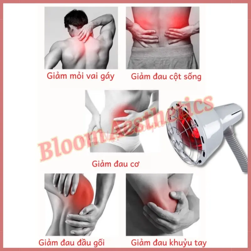 Đèn hồng ngoại chân cao dùng trong spa | Đèn hồng ngoại trị liệu 4