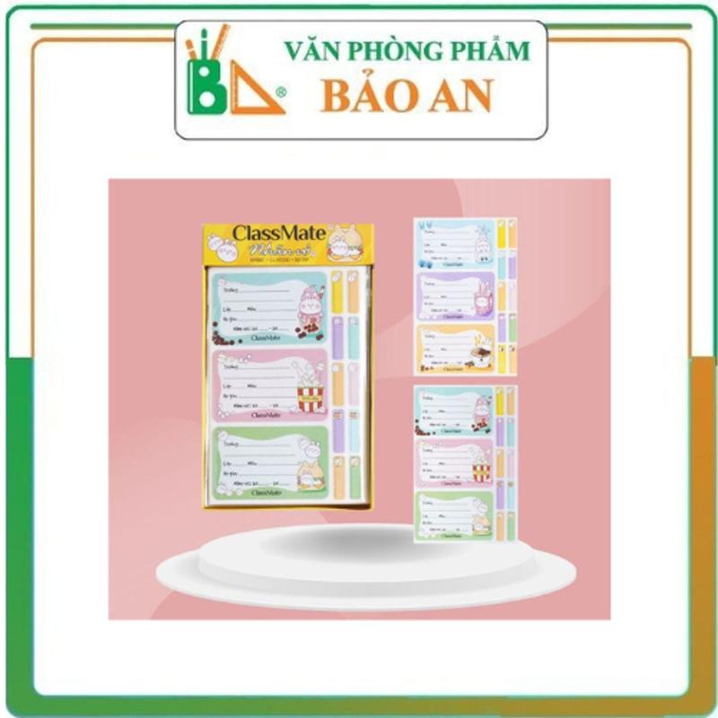 Nhãn vở có keo dán sẵn CLASSMATE Rabbit 15 Cái/Túi CL-NT230 2