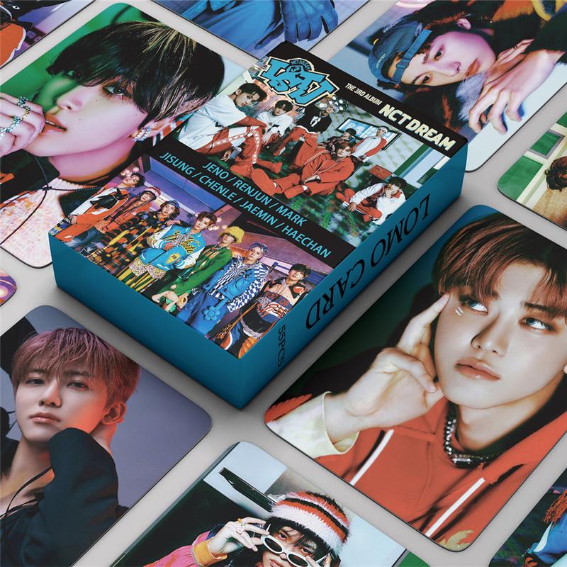 Product Introduction of 55pcs/box NCT127 2 Baddies Photocards NCT DREAM photocard BEAT BOX Album Glitch Mode Lomo card 18