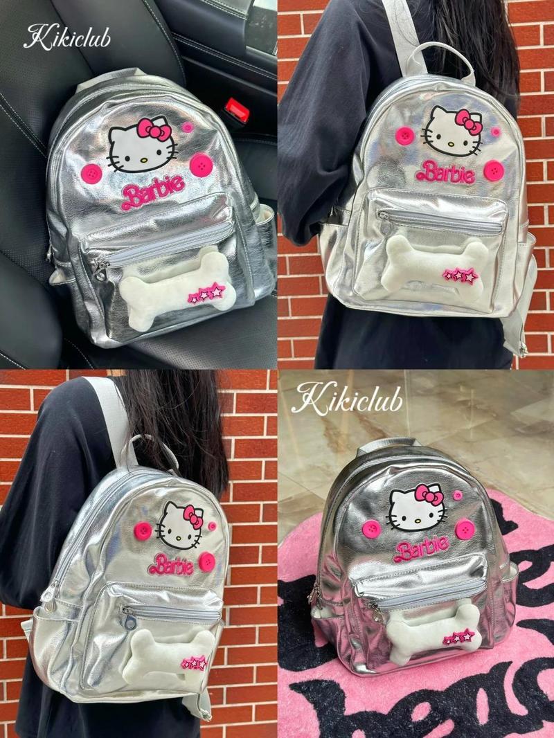 Product Introduction of Ba Lô Nhỏ Dễ Thương, Thiết Kế Nút Màu Hồng Hellokitty, Thích Hợp Cho Học Sinh, Da Ngọt Ngào, Thời Trang, Túi Thường Ngày Nóng Bỏng, Phong Cách Cô Gái Ngọt Ngào, Năm Phát Hành 2024, 2022 5