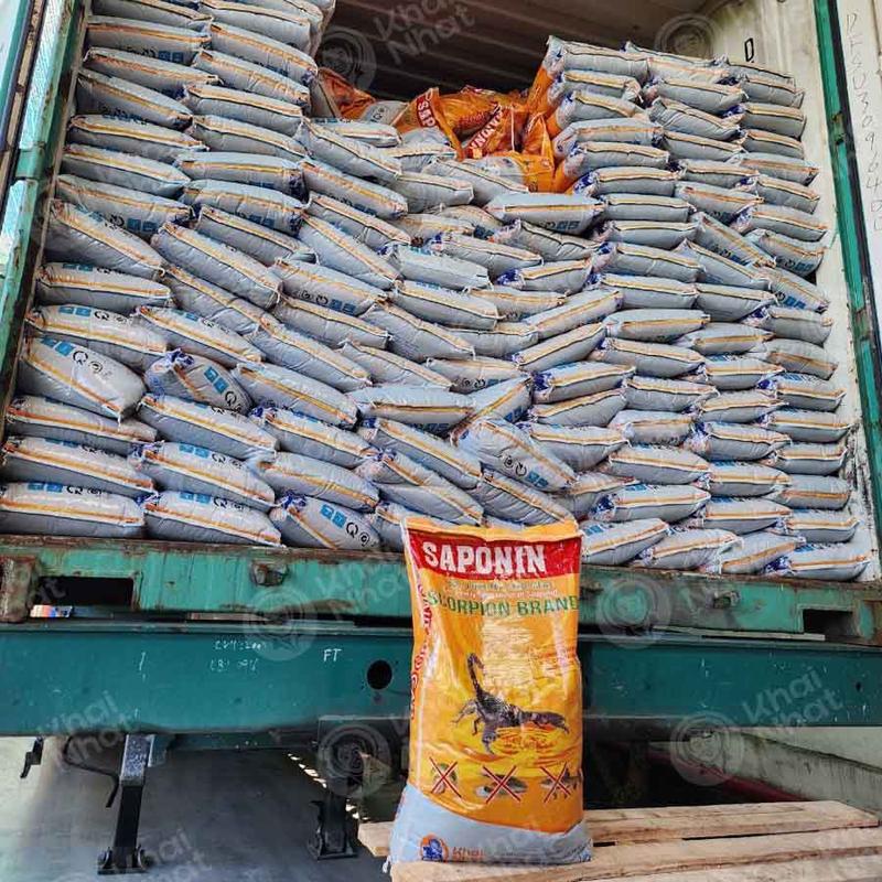 Saponin KN diệt cá tạp - Saponin Scorpion Brand (10kg/bao) - Diệt cá tạp Saponin dùng trong thủy sản 3