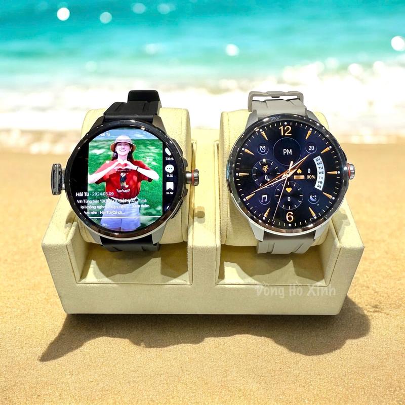 [Bộ 2dây+TaiNghe] Đồng Hồ Lắp Sim H100 Pro max Bản 2025 mới Bộ Nhớ 256GB Ram 8GB Camera xoay 190Độ,Màn Supper Amoled, Bắt Wifi Tải ứng Dụng,Lướt Web,Chơi Game SmartWatch