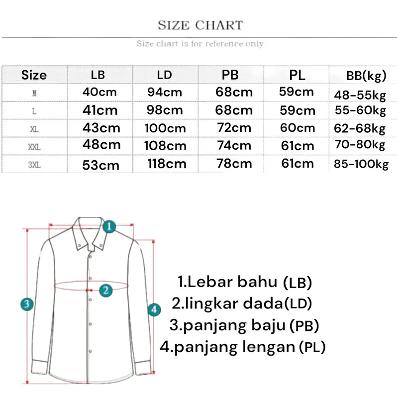 LENGAN PANJANG/HEM PRIA CASUAL KEREN OSCAR Baju Kantong 4